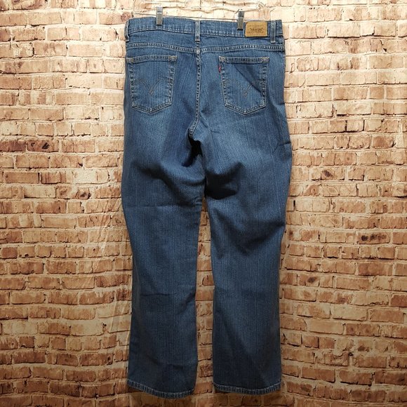 Levi's 550 Jeans Relaxed Boot Cut Jeans Size 12 Medium - Picture 2 of 15
